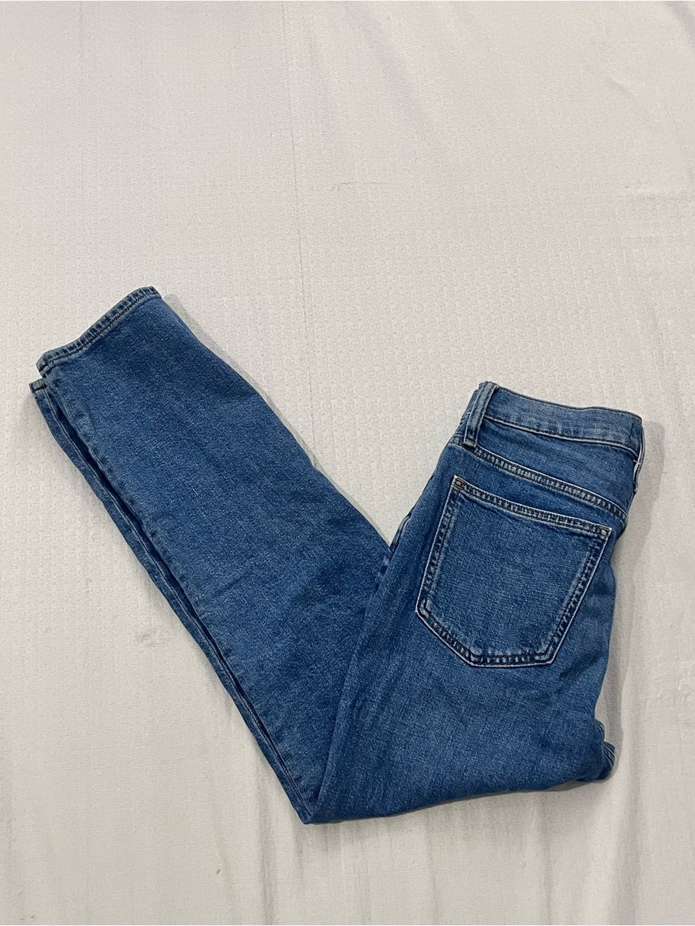 Madewell High-Rise Straight Leg Jeans in Blue Wash size 27 - Picture 2 of 6